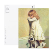 In Disgrace by Charles Burton Barber Postcards