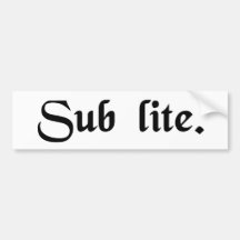 In dispute bumper stickers