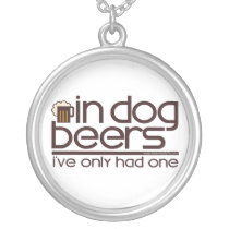 In Dog Beers (w/Mug)... Personalized Necklace