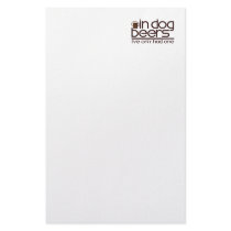 In Dog Beers (w/Mug)... Personalized Stationery