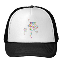 In Formation Airplane Balloon Flight Aviation Trucker Hats