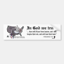 IN GOD WE TRUST - 2 Chronicles 7:14 bumper stickers