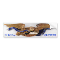 In GOD We Trust Bumper Stickers
