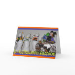 In halloween fashion card