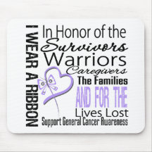 In Honour Collage Tribute General Cancer Mouse Pads