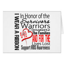 In Honour Tribute Collage Tribute AIDS Cards