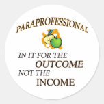In it for the outcome copy sticker