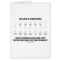 In Life & Thought How Correlated Are You Rest Of