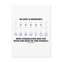 In Life & Thought How Correlated Are You Rest Of