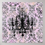 In Love Chandelier ~ Poster 11x11