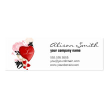 In love tarjetas de visita