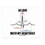 In Love With My Heartbeat (Electrocardiogram) Postcards