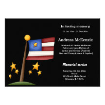 In Loving Memory Personalized Invitations