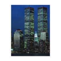 In Memoriam In memory of Twin Towers WTC NYC Postcards