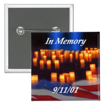 In Memory of 9/11! buttons
