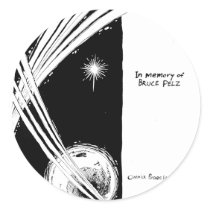 In memory of Bruce Pelz Round Stickers