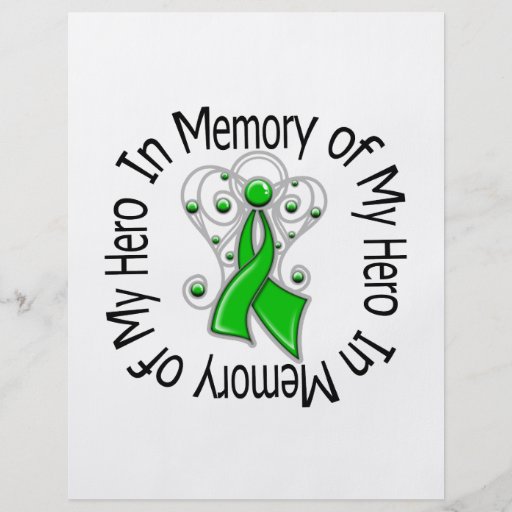 In Memory of My Hero Cerebral Palsy Angel Wings Flyer