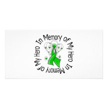 In Memory of My Hero Cerebral Palsy Angel Wings Photo Cards