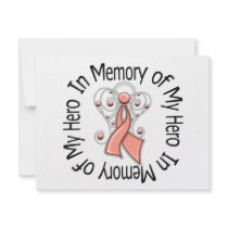 In Memory of My Hero Endometrial Cancer Angel Wing Announcements