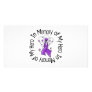 In Memory of My Hero Leiomyosarcoma Angel Wings Photo Greeting Card
