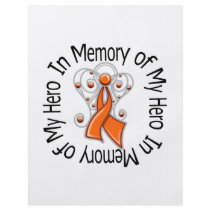 In Memory of My Hero Leukaemia Angel Wings