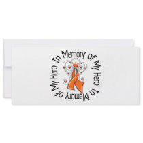 In Memory of My Hero Leukaemia Angel Wings
