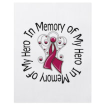In Memory of My Hero Multiple Myeloma Angel Wings Flyers