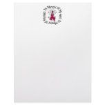 In Memory of My Hero Multiple Myeloma Angel Wings Custom Letterhead