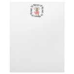 In Memory of My Hero Uterine Cancer Angel Wings letterhead