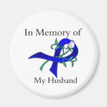 In Memory of My Husband - Colon Cancer Refrigerator Magnets