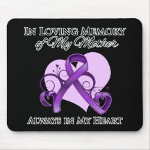 In Memory of My Mother - Pancreatic Cancer Mousepads