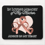 In Memory of My Mother - Uterine Cancer mousepads