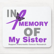In Memory of My Sister Pancreatic Cancer Mousepad