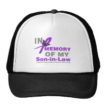 In Memory of My Son-in-Law Pancreatic Cancer Hats