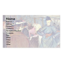 In Moulin Rouge ": The Beginning Of The Quadrille, Business Card Templates