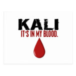 In My Blood KALI Post Card