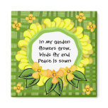 In my garden... Magnet Square