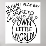 In My Own Little World Bass Clarinet Print