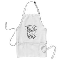 In My Own Little World Cello Apron