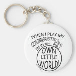 In My Own Little World Contrabassoon Key Chain