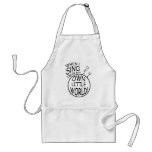In My Own Little World Singing Aprons
