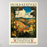 In Old Kentucky Vintage Travel Advertisement Print