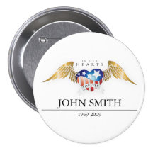In Our Hearts Forever Customize Buttons