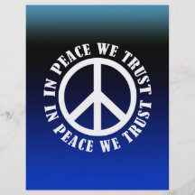 In Peace We Trust Full Color Flyer