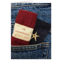 In remembrance of 9-11 Patriot day Greeting Card