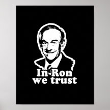 IN RON WE TRUST POSTER