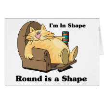 In shape cat cards
