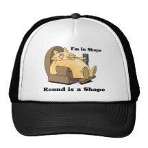 In shape cat trucker hat
