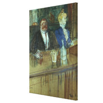 In the Bar: The Fat Proprietor Gallery Wrapped Canvas