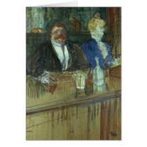 In the Bar: The Fat Proprietor Greeting Cards